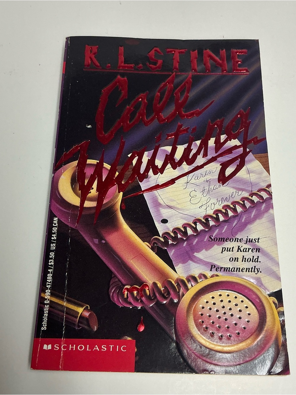 R.L. Stine 90's YA Paperback Books - The Snowman, Call Waiting, The Girlfriend - Picture 2 of 15
